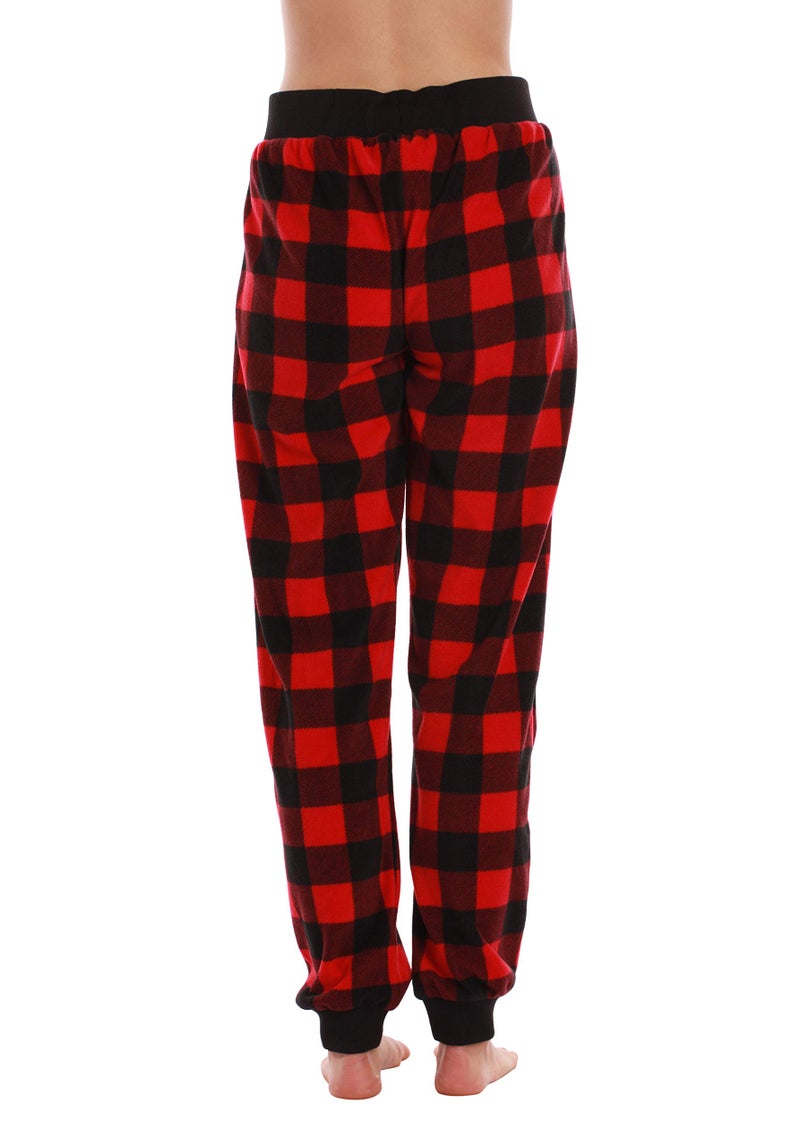 #followme Microfleece Jogger Pant for Women 6871-10195-RED-M - Image 3